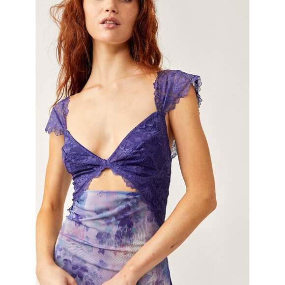 🎉LAST CHANCE🎉 FREE PEOPLE Suddenly Fine Maxi Slip / Spring Rain Combo - Picture 4 of 7